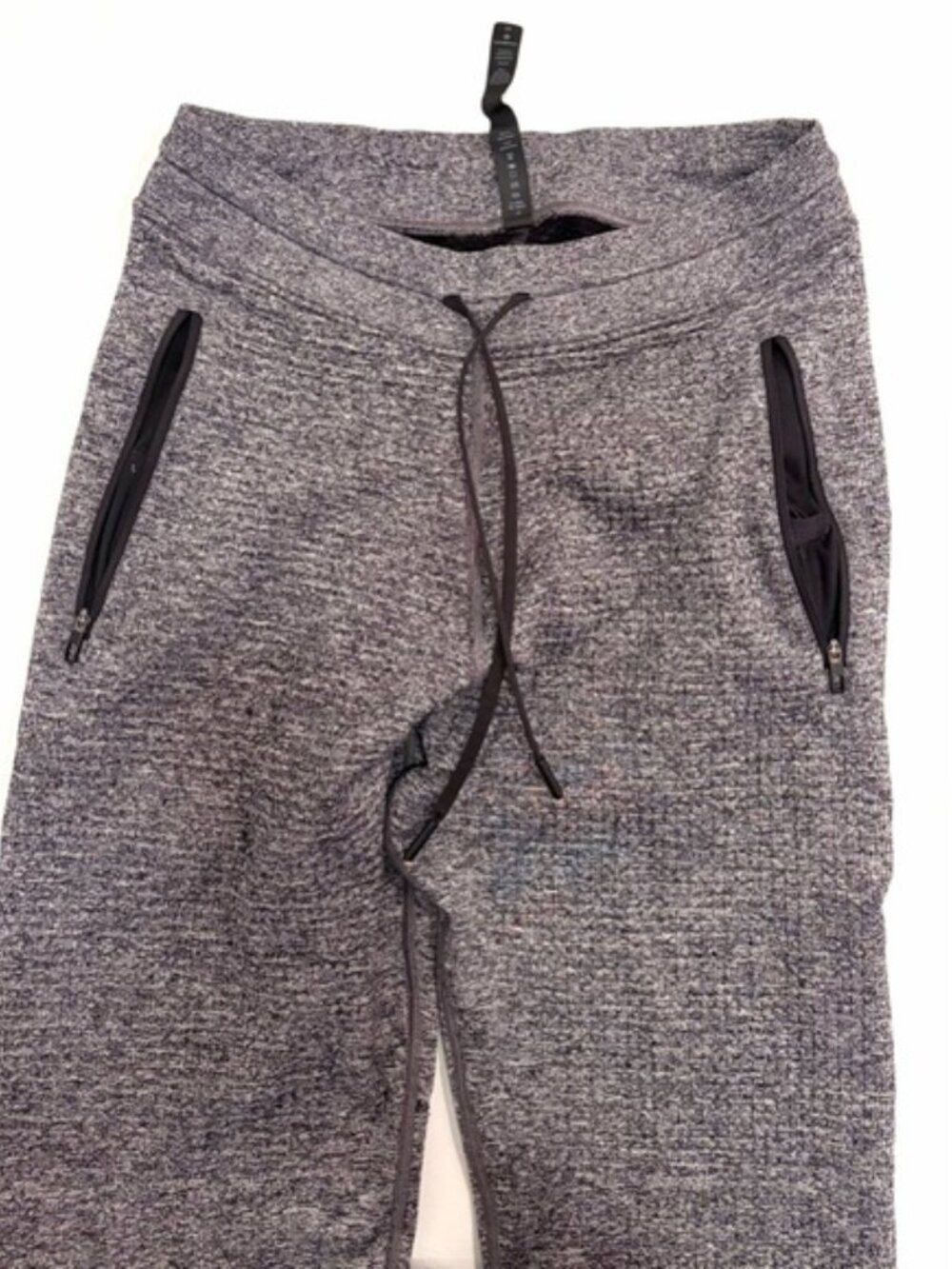 Lululemon Men’s Pants Engineered Warmth Joggers Black / White size Medium - Picture 14 of 16